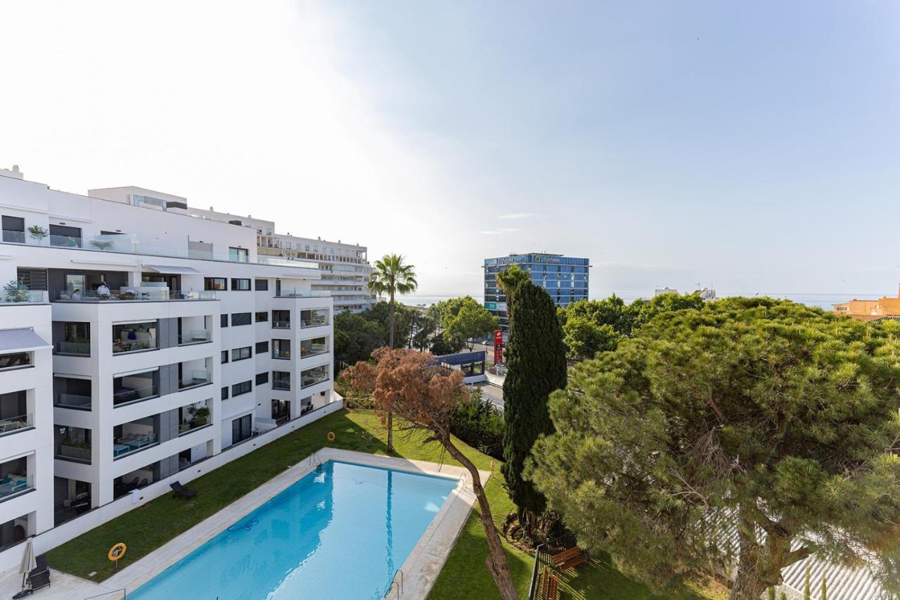Brand New Apartment With Pool And Sea View In Marbella Bagian luar foto