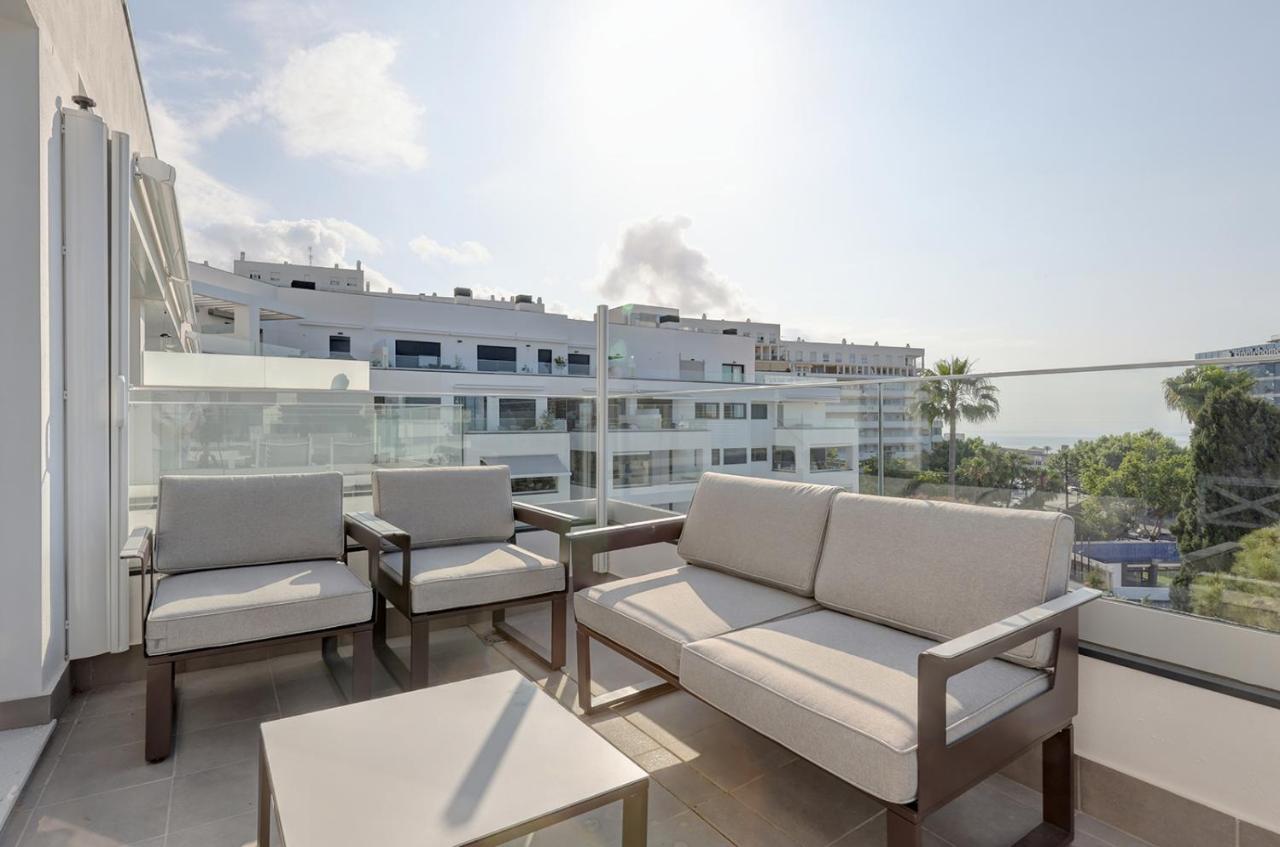 Brand New Apartment With Pool And Sea View In Marbella Bagian luar foto