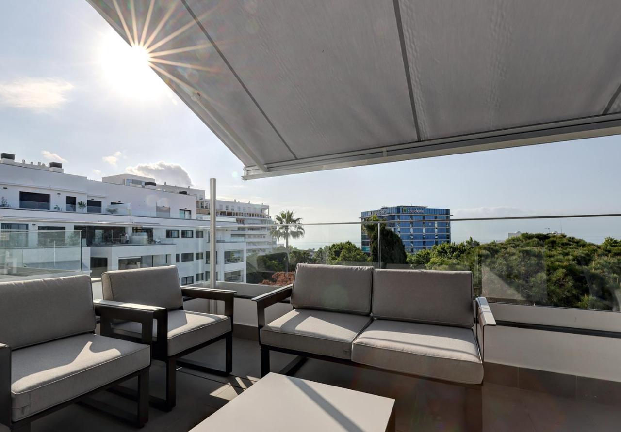 Brand New Apartment With Pool And Sea View In Marbella Bagian luar foto