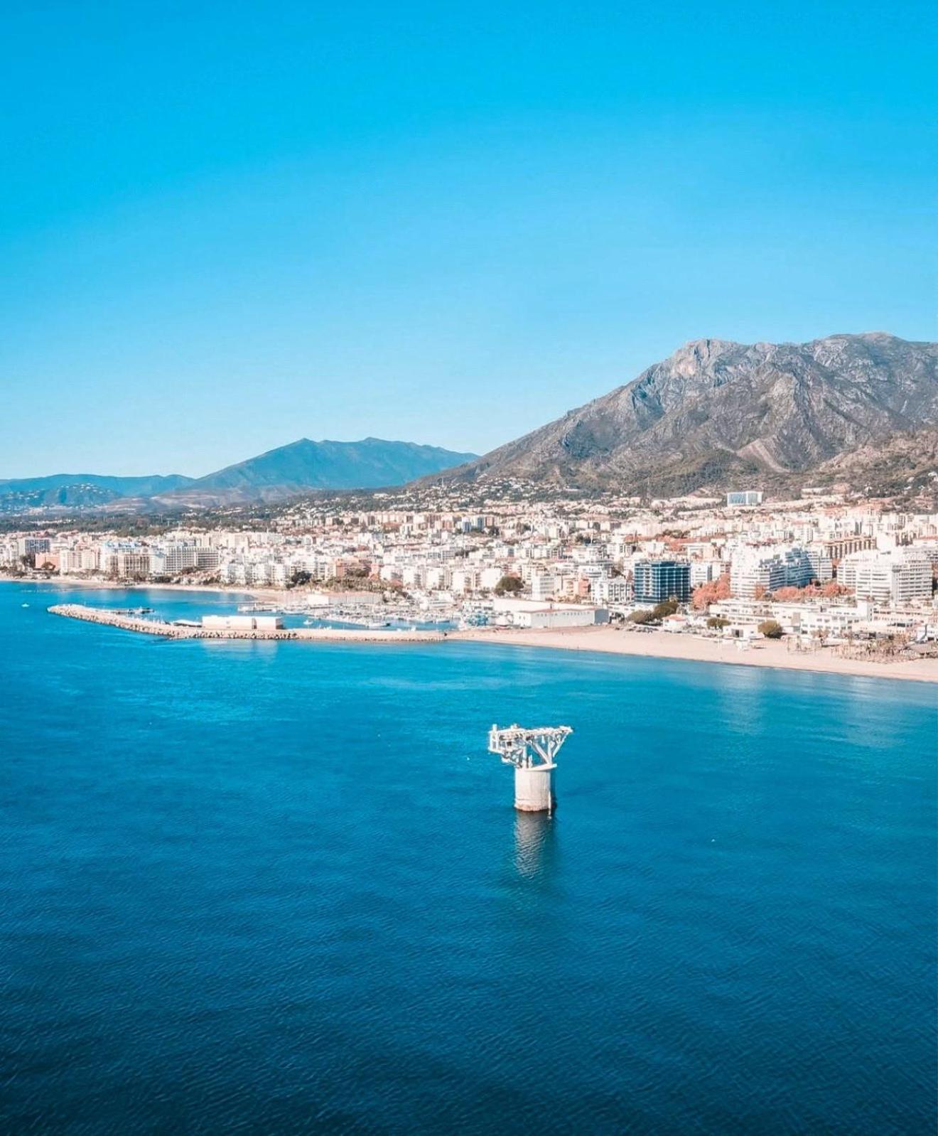 Brand New Apartment With Pool And Sea View In Marbella Bagian luar foto
